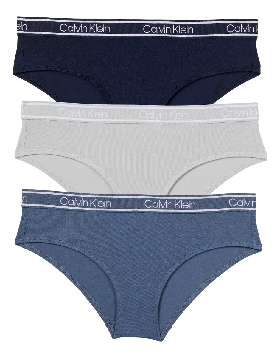 Foto 1 | Calzones Calvin Klein Mujer 3 Pack Suave, Elástico Y Cómodo