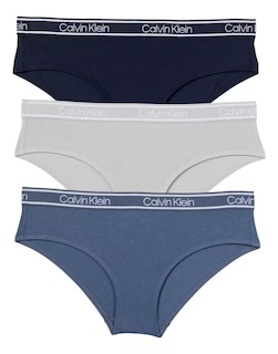 Foto 1 | Calzones Calvin Klein Mujer 3 Pack Suave, Elástico Y Cómodo
