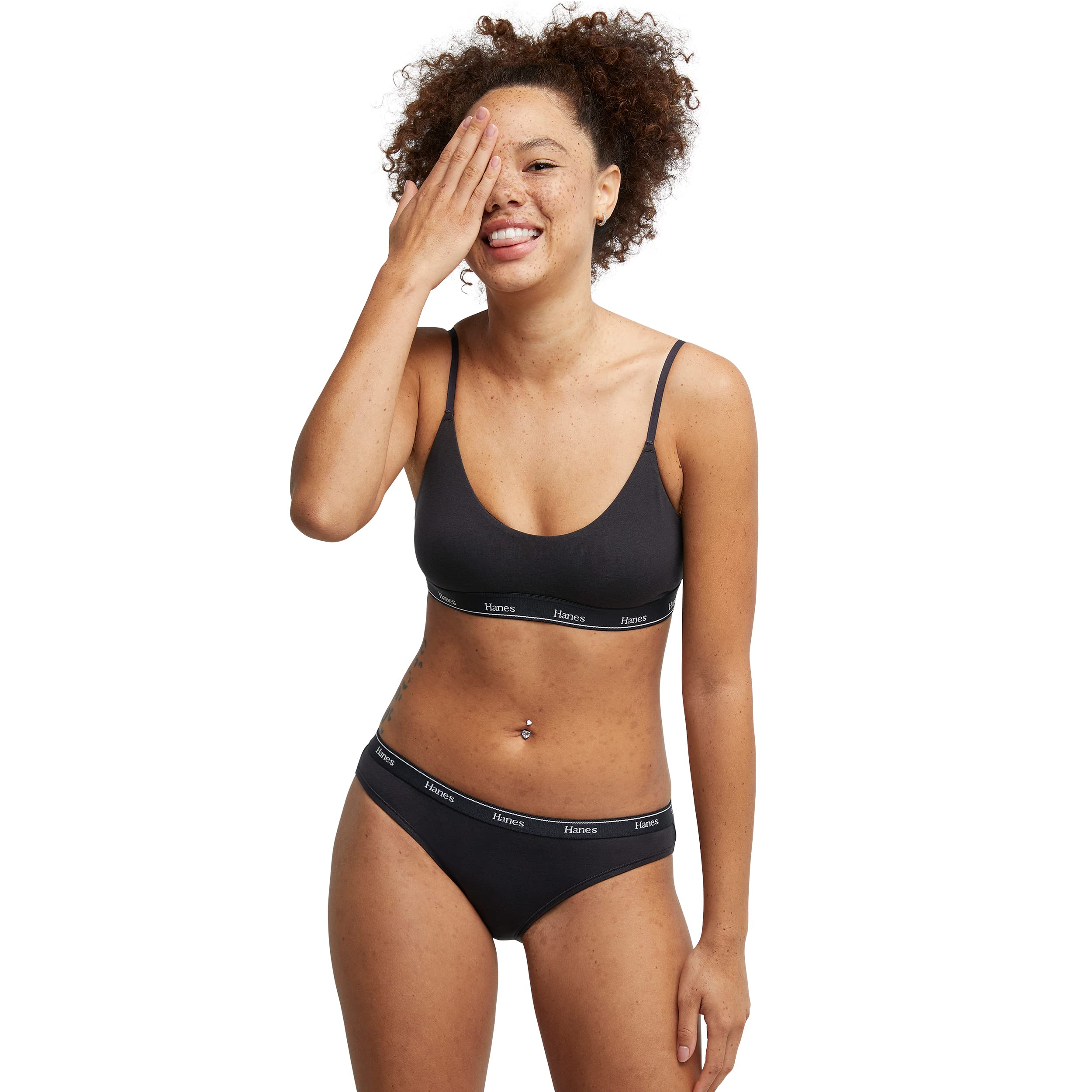 Foto 5 | Bikini Originals De Panties Hanes Para Mujer, Paquete De 6 Colores Surtidos - Venta Internacional.