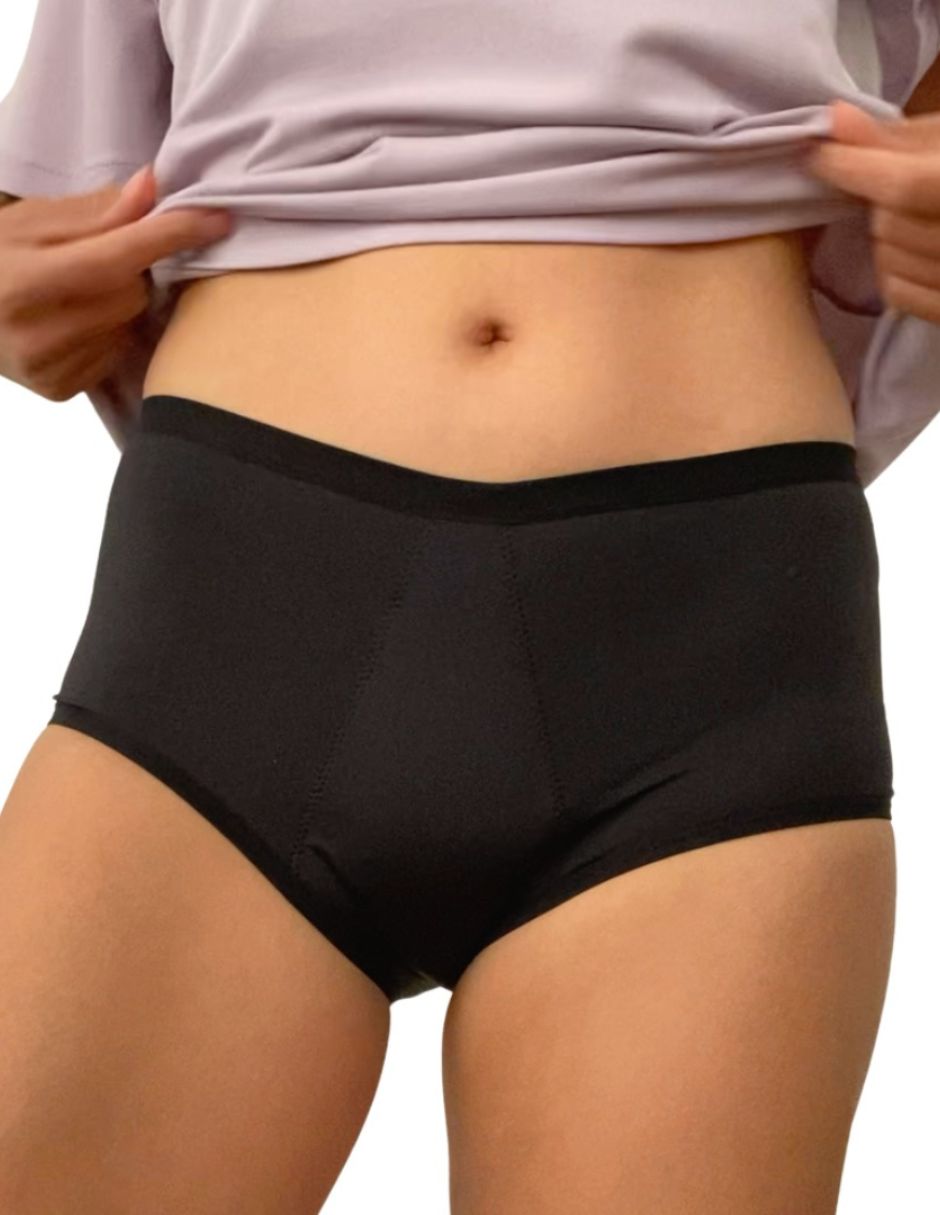 Bóxer Menstrual para Mujer Tal'kual Abundante 2 Piezas Negras