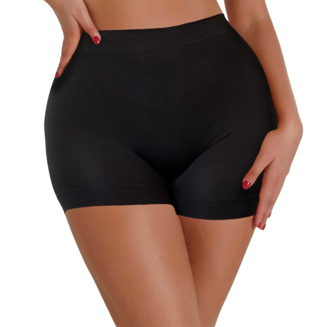Foto 2 | Set De 2 Panty Fajas Boxer De Mujer Cyf-08 Negro Y Nude Levanta Gluteos