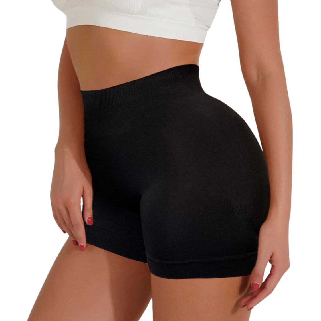 Foto 4 pulgar | Set De 2 Panty Fajas Boxer De Mujer Cyf-08 Negro Y Nude Levanta Gluteos