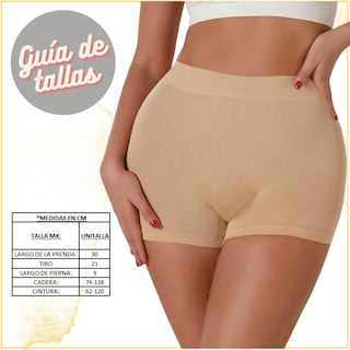 Foto 6 | Set De 2 Panty Fajas Boxer De Mujer Cyf-08 Negro Y Nude Levanta Gluteos