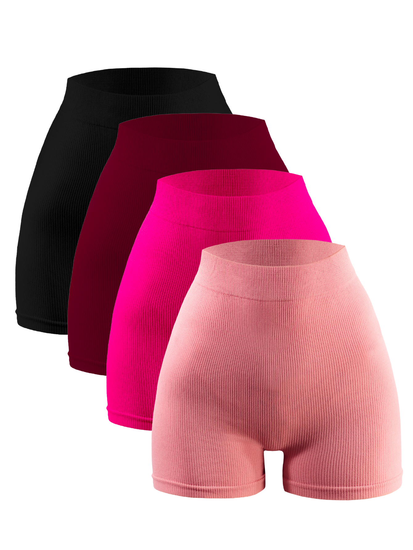 Set De 4 Boxer Short Cyf-09 Varios Colores De Uso Interior