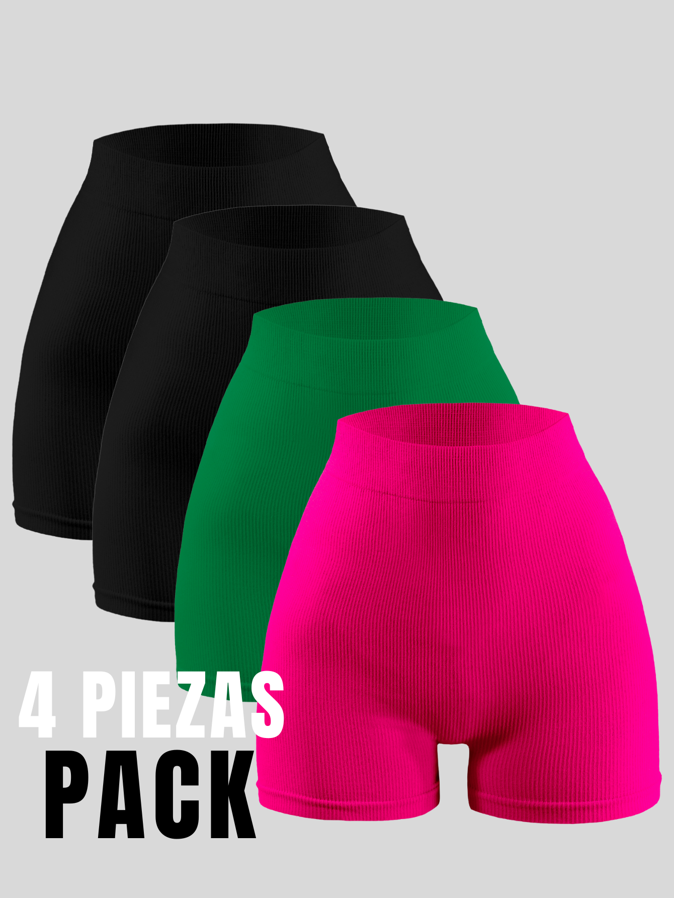 Foto 6 | Set de 4 Short Cyf-09 Varios Colores Uso Interior