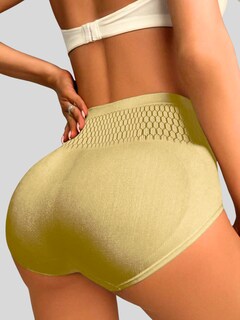 Foto 7 | Set 2 Panty Faja Mujer Cyf-010-px2 Verde Y Amarillo Moldeadora Con Compresión Zonal