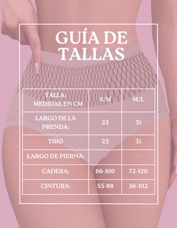 Foto 7 | Set 2 Panty Faja Mujer Cyf-010-px2 Lila Y Crema Moldeadora Con Compresión Zonal
