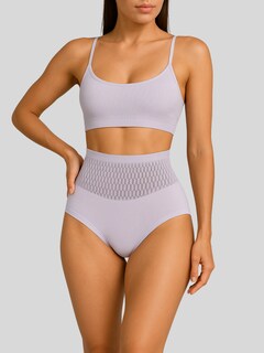 Foto 2 | Set 2 Panty Faja Mujer Cyf-010-px2 Lila Y Crema Moldeadora Con Compresión Zonal