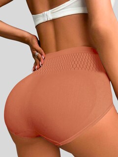 Foto 3 | Set 2 Panty Faja Mujer Cyf-010-px2 Coral Y Beige Moldeadora Con Compresión Zonal