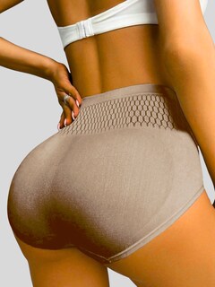 Foto 7 | Set 2 Panty Faja Mujer Cyf-010-px2 Coral Y Beige Moldeadora Con Compresión Zonal