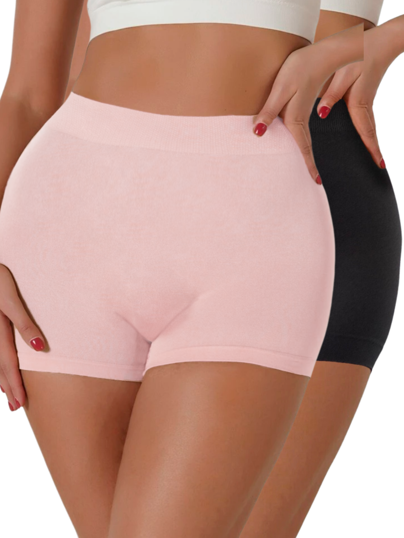 Foto 2 pulgar | Panty Fajas Boxer para Mujer Levanta Glúteos 2 Piezas