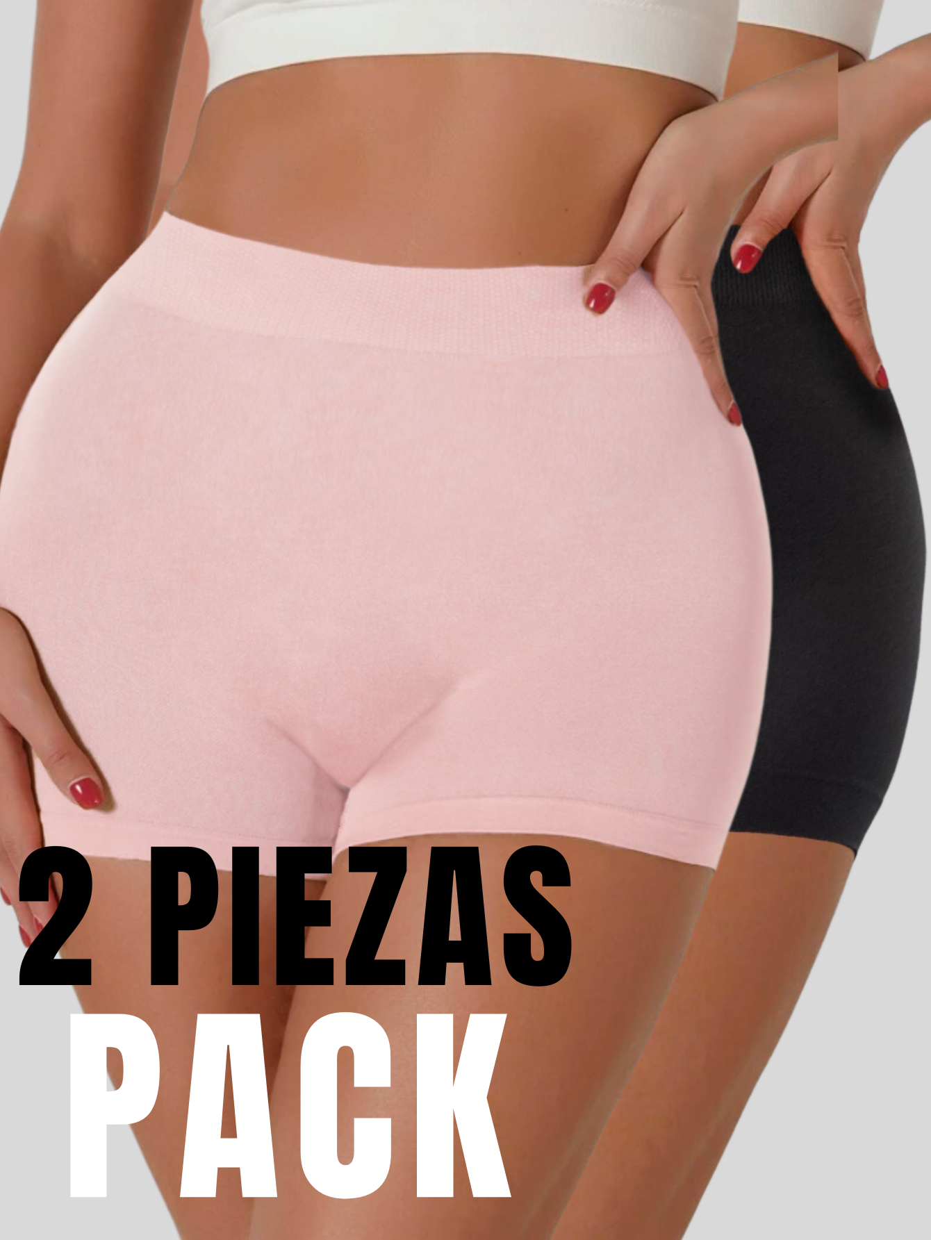 Foto 6 pulgar | Panty Fajas Boxer para Mujer Levanta Glúteos 2 Piezas