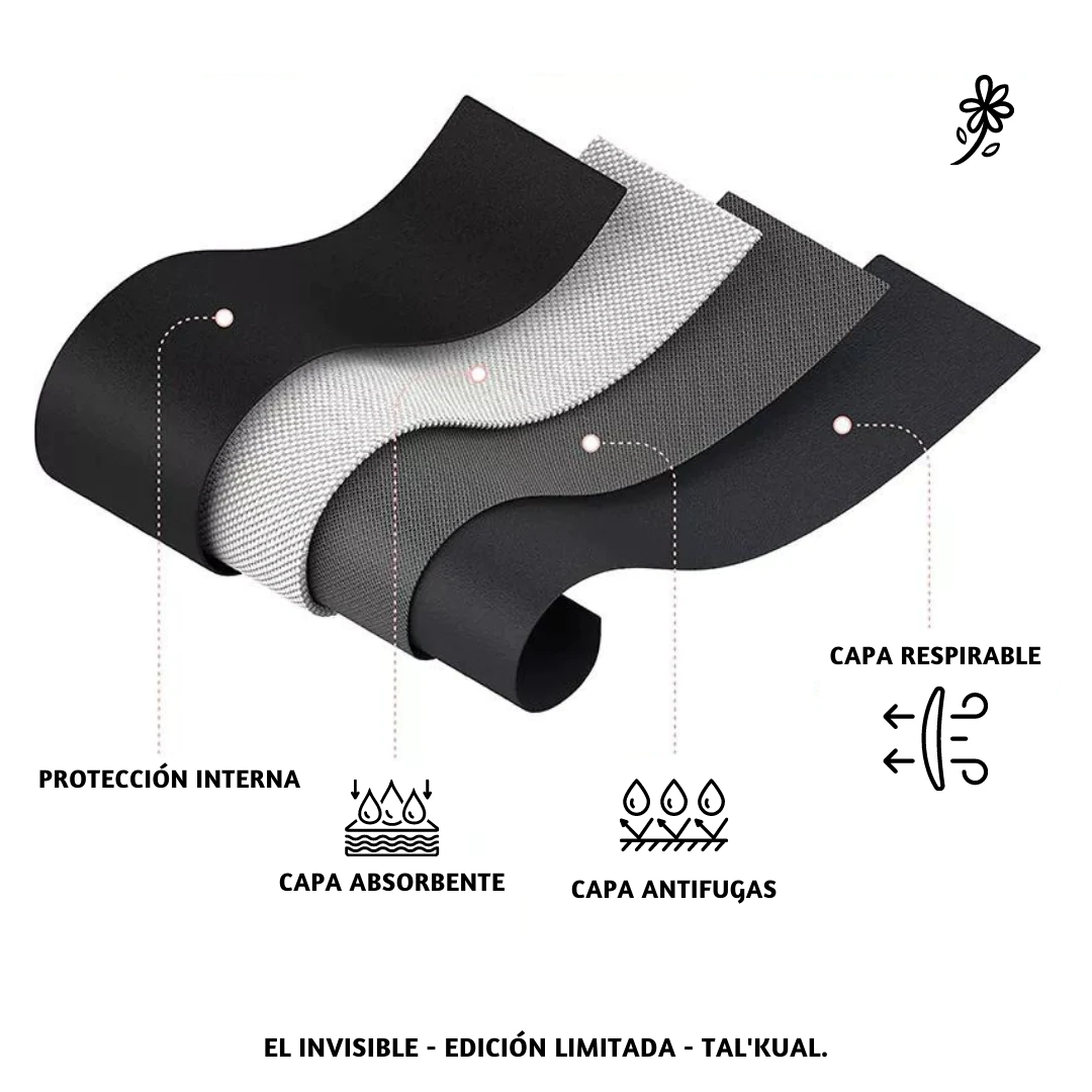 Foto 4 pulgar | 2 Pack Calzón Menstrual Invisible Tal’Kual