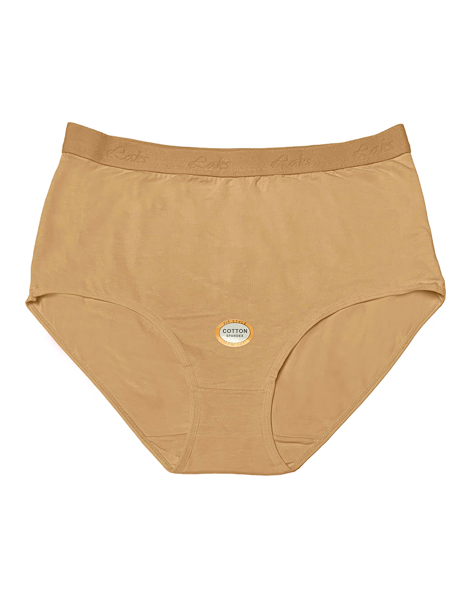 Foto 5 | Pantaleta Completa De Algodón Tatys Fashion, Paquete Con 6 Pantaletas