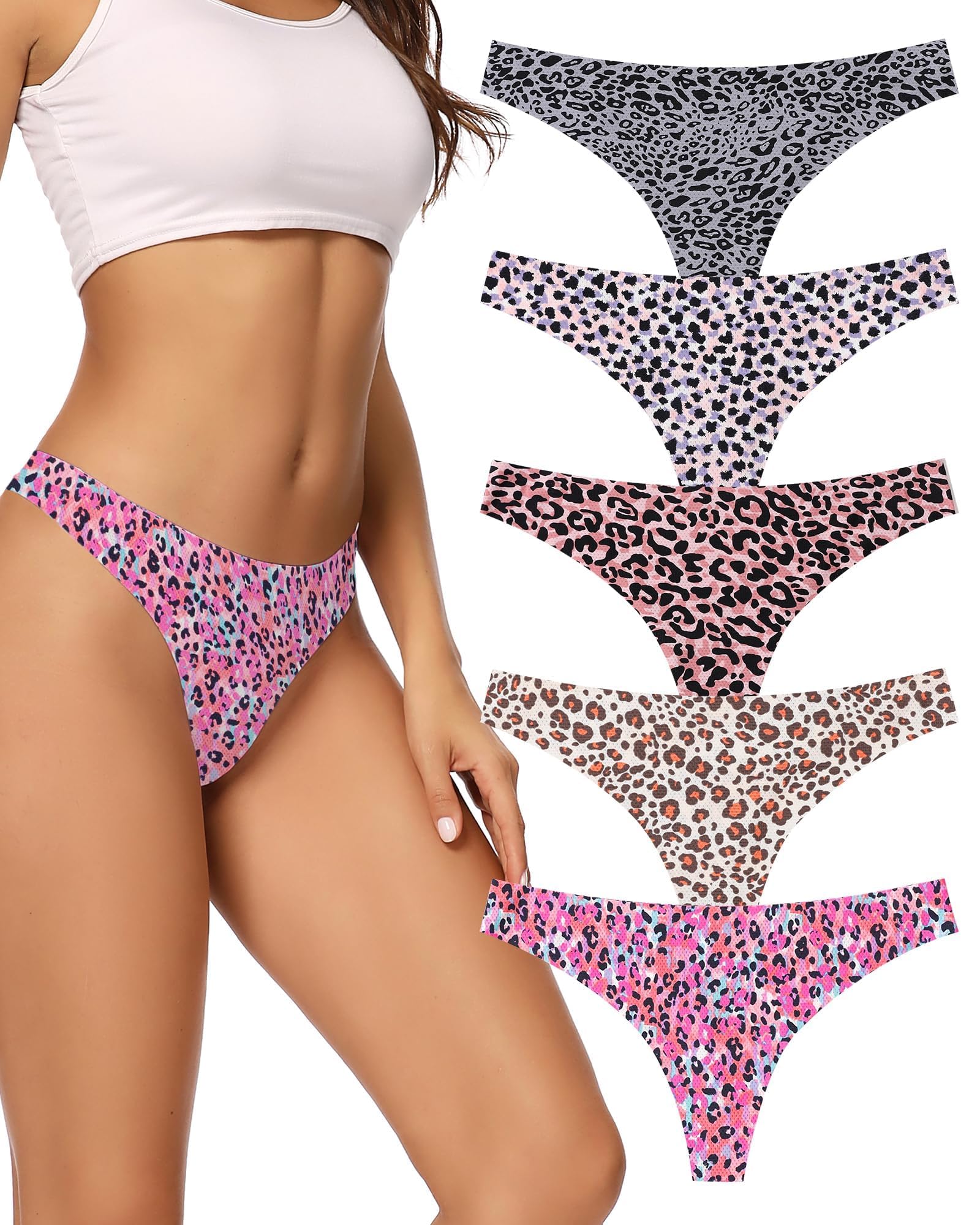 Tangas Voenxe Seamless No Show, Ropa Interior Para Mujer, Paquete De 5 A 10 - Venta Internacional. $662