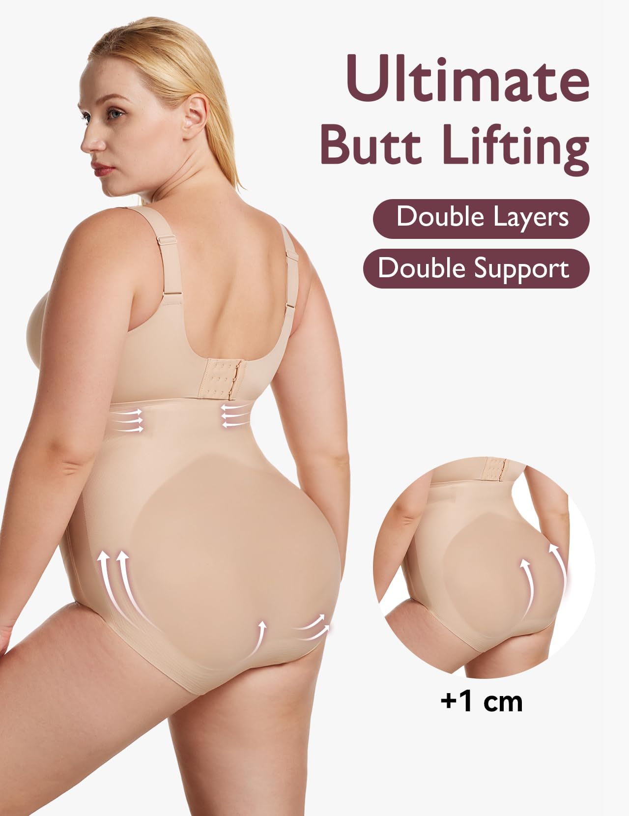Foto 4 pulgar | Tanga Shapewear Momcozy Para Control De Barriga Para Mujer Desnuda - Venta Internacional.