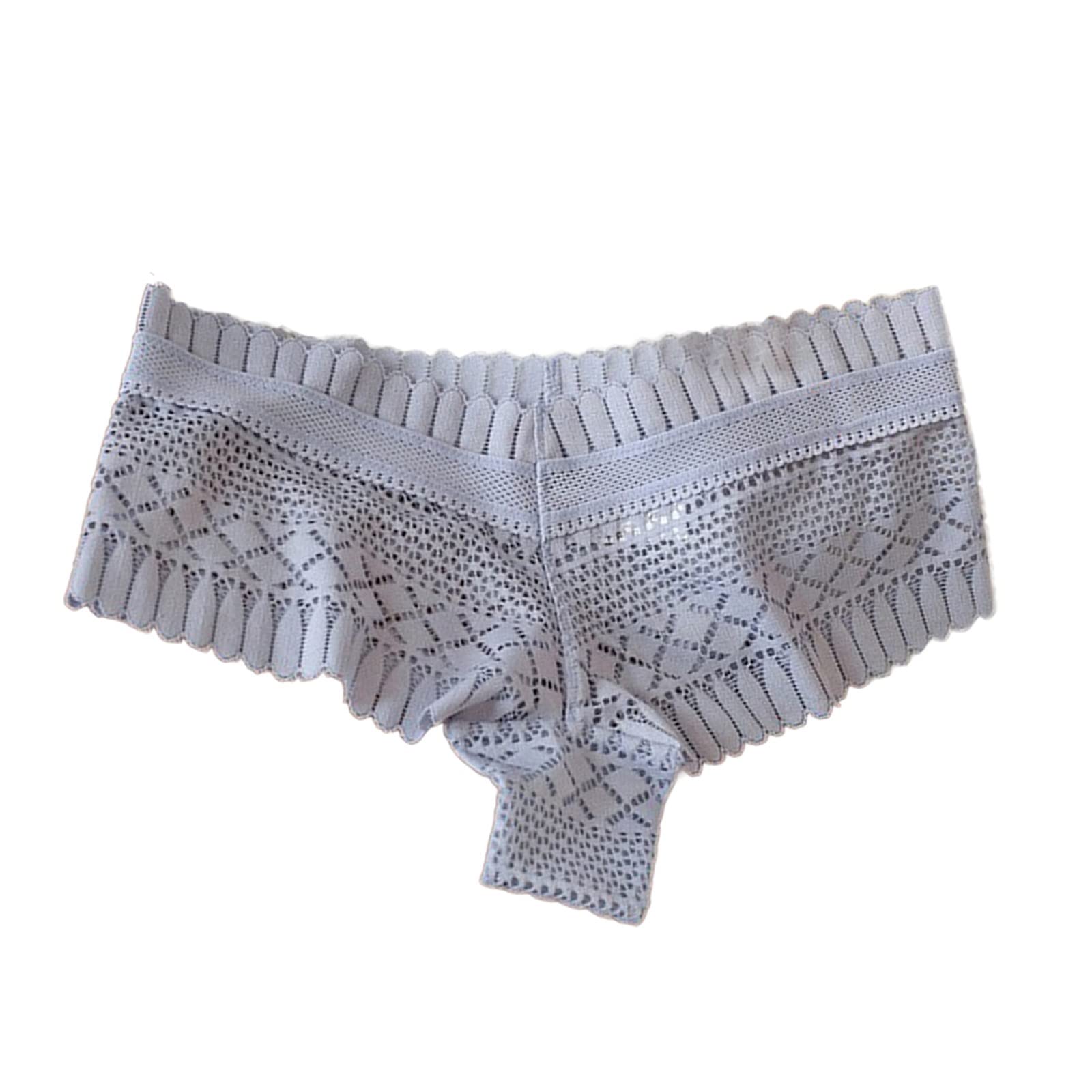 Foto 5 | Tangas De Ganchillo Transpirables Con Recorte Azul Eversoft Para Mujer - Venta Internacional.