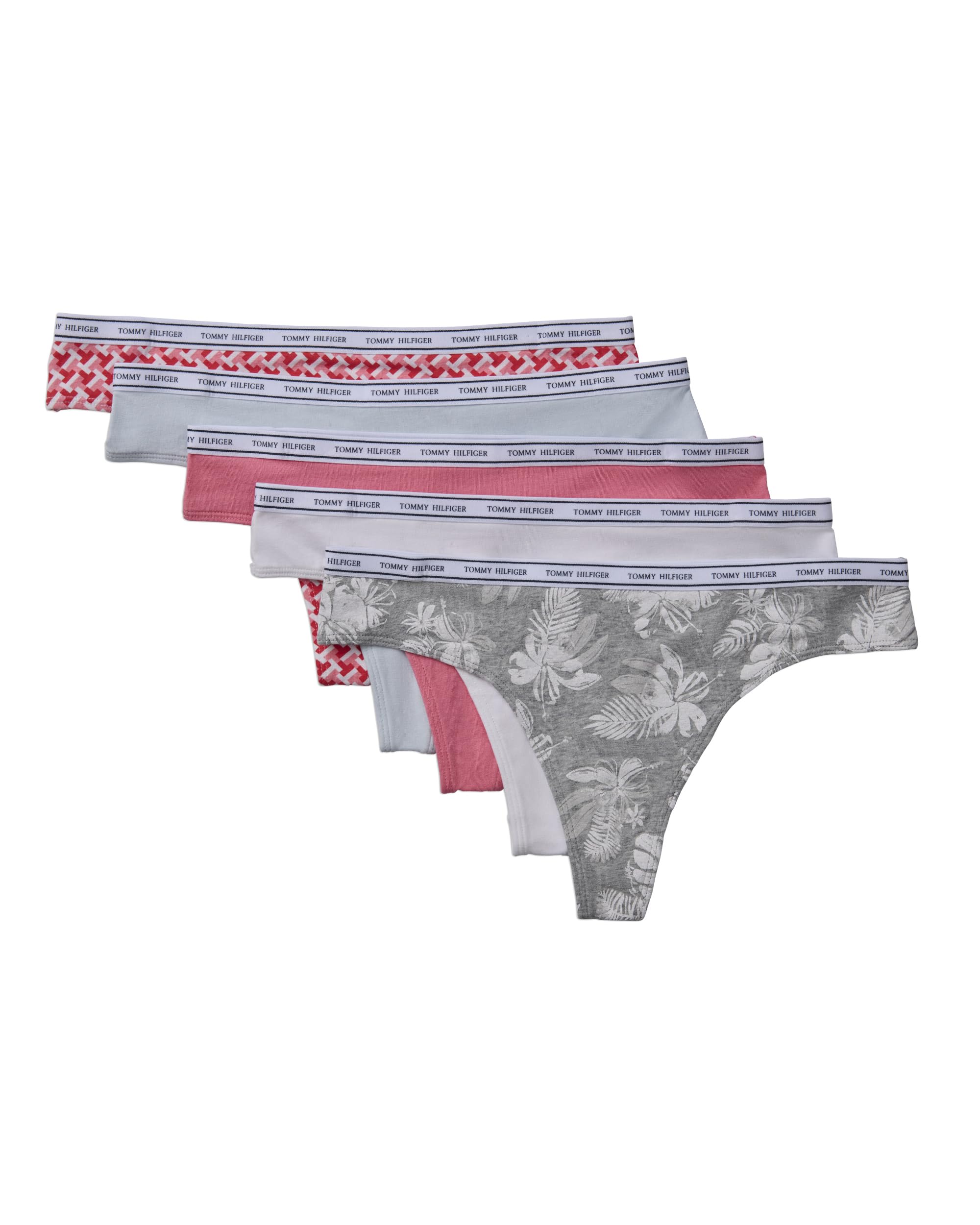 Foto 2 pulgar | Tanga Tommy Hilfiger Classic De Algodón, Paquete De 5 Unidades, Para Mujer - Venta Internacional.