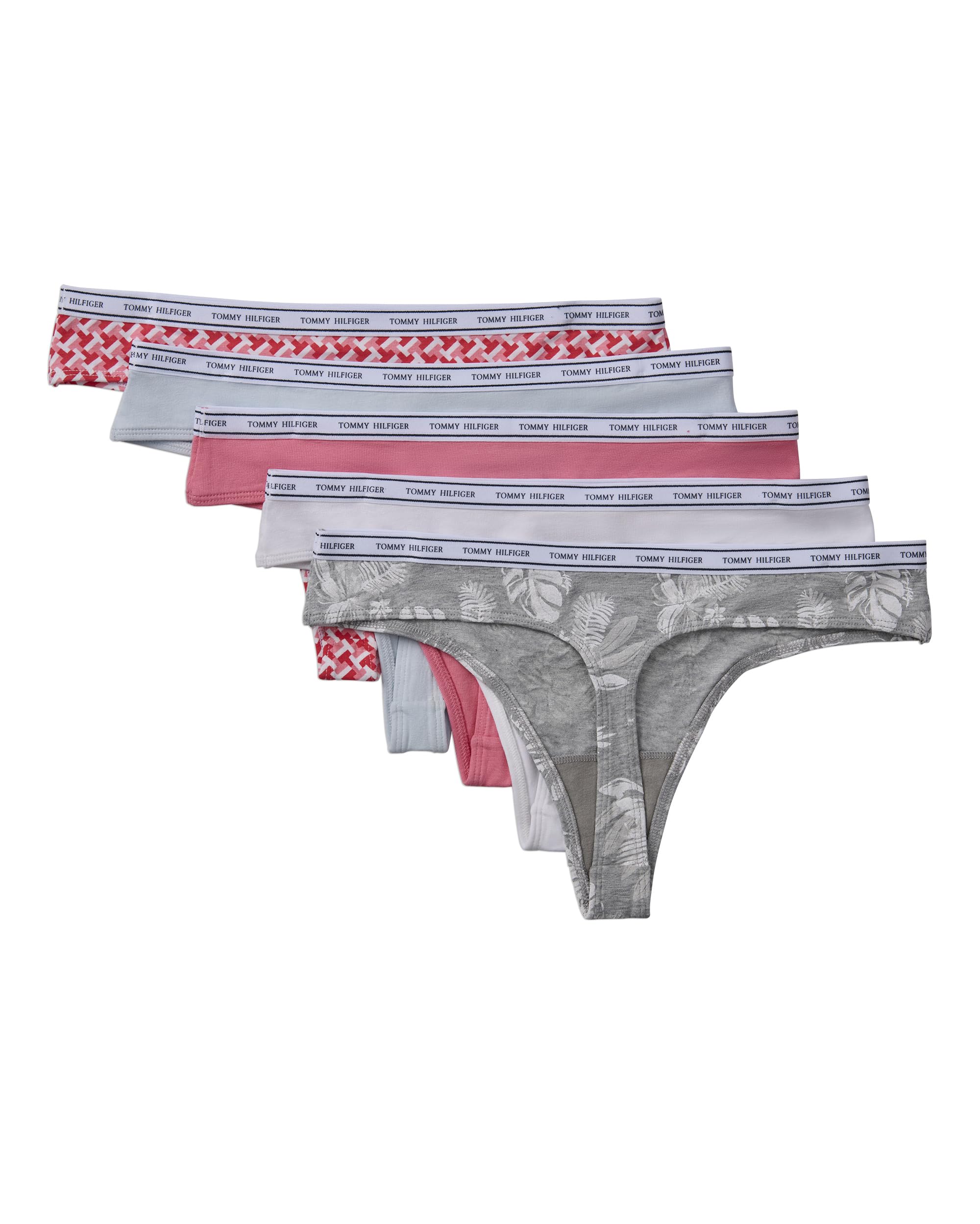 Foto 4 pulgar | Tanga Tommy Hilfiger Classic De Algodón, Paquete De 5 Unidades, Para Mujer - Venta Internacional.