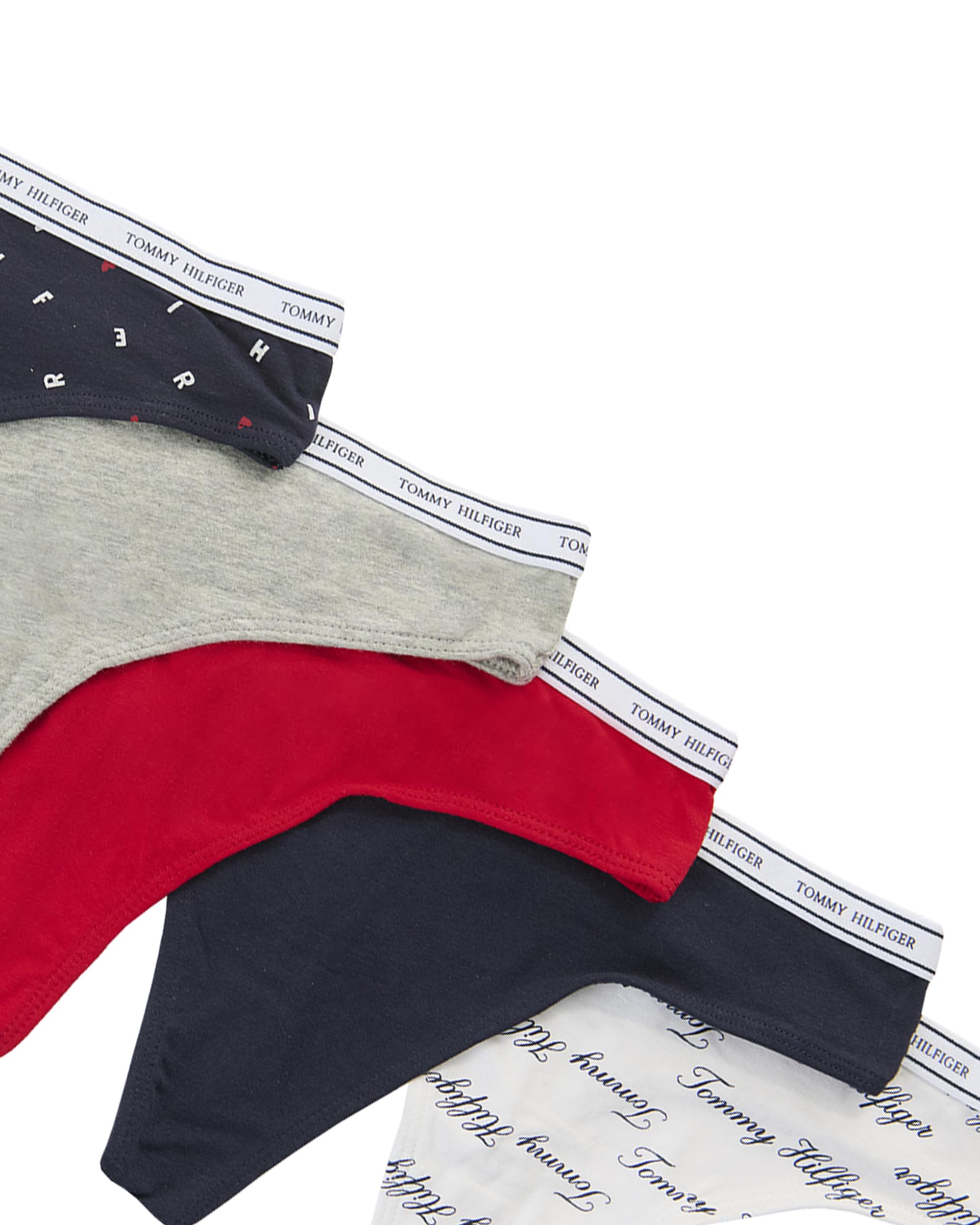 Foto 4 | Tanga Tommy Hilfiger con Logotipo Clásico de Algodón 5 piezas para Mujer - Venta Internacional
