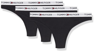 Foto 1 | Tanga Tommy Hilfiger Con Logotipo Clásico De Algodón Para Mujer - Venta Internacional.