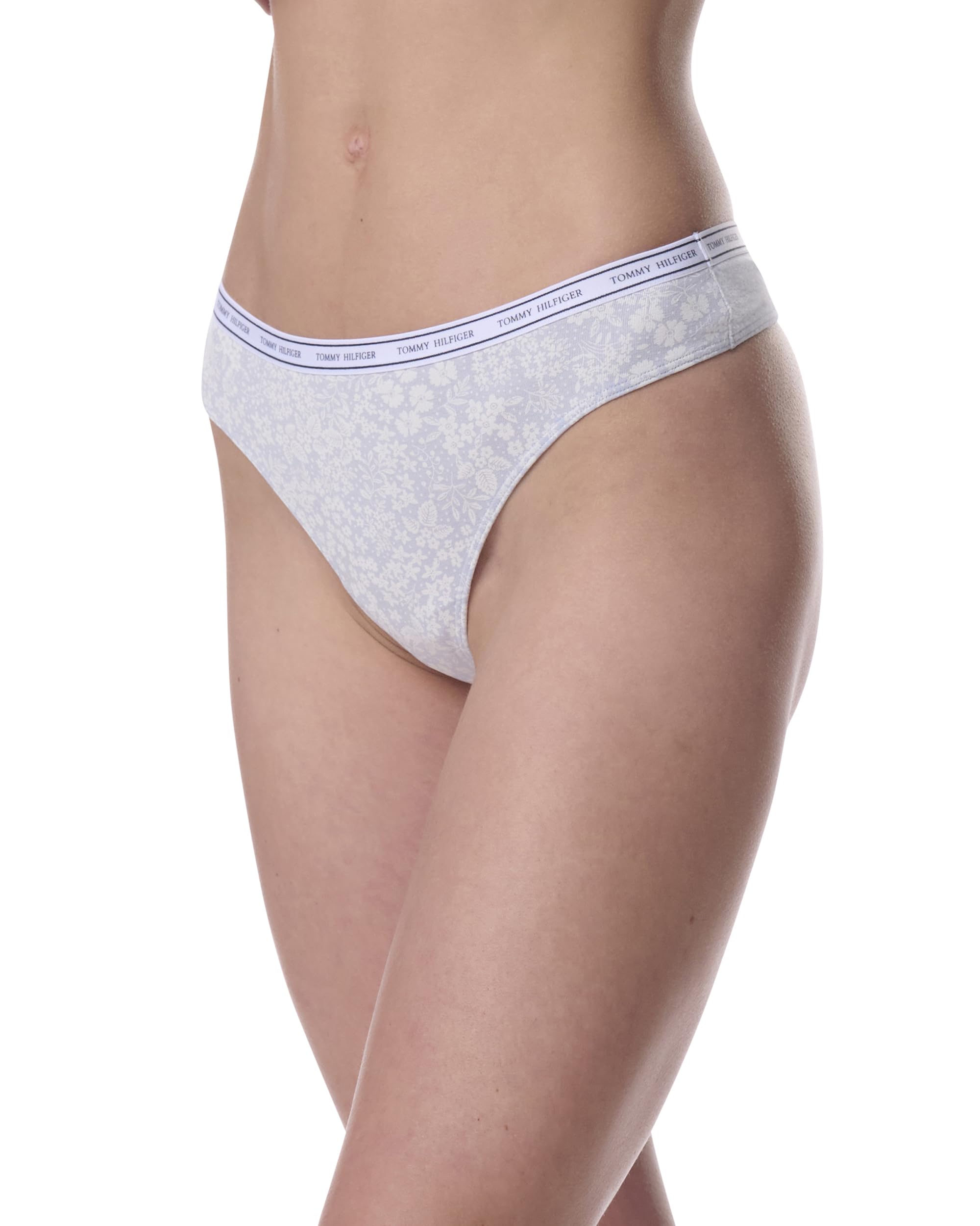 Foto 2 | Tanga Para Ropa Interior Tommy Hilfiger, Banda Clásica De Algodón Con El Logotipo - Venta Internacional.