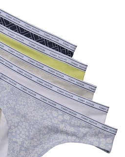 Foto 4 | Tanga Para Ropa Interior Tommy Hilfiger, Banda Clásica De Algodón Con El Logotipo - Venta Internacional.