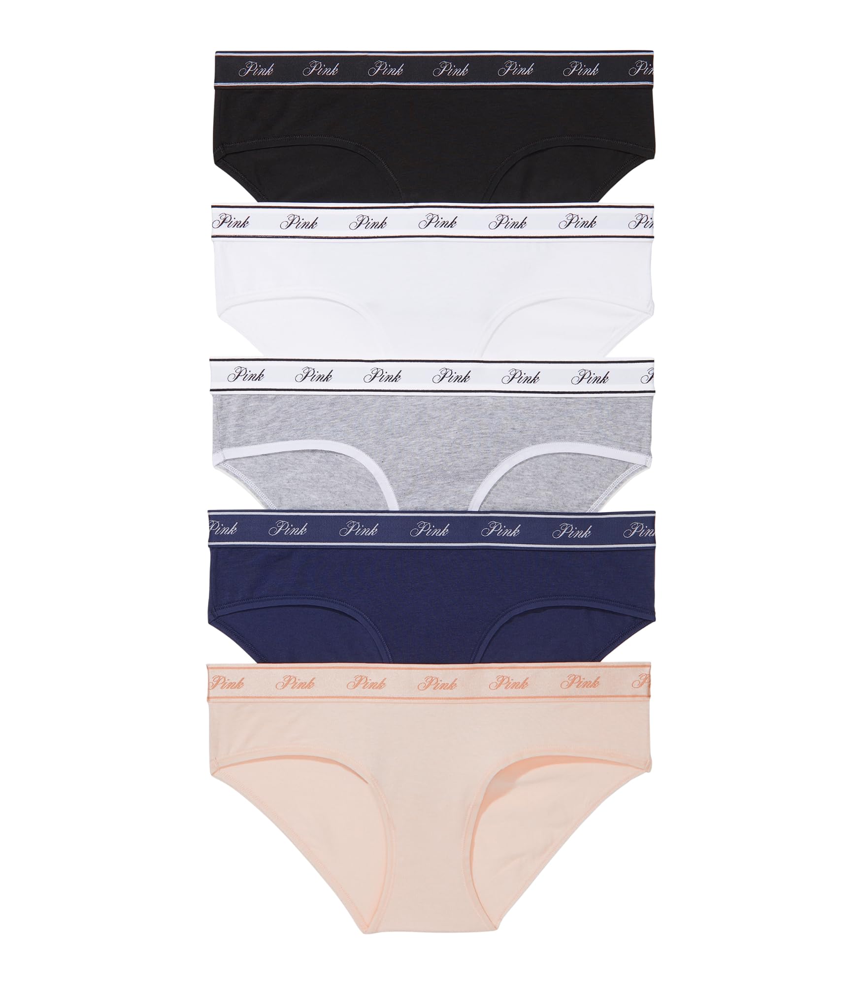 Foto 1 | Pack De Braguitas Victoria's Secret Pink Hipster Para Mujer, Paquete De 5 - Venta Internacional.