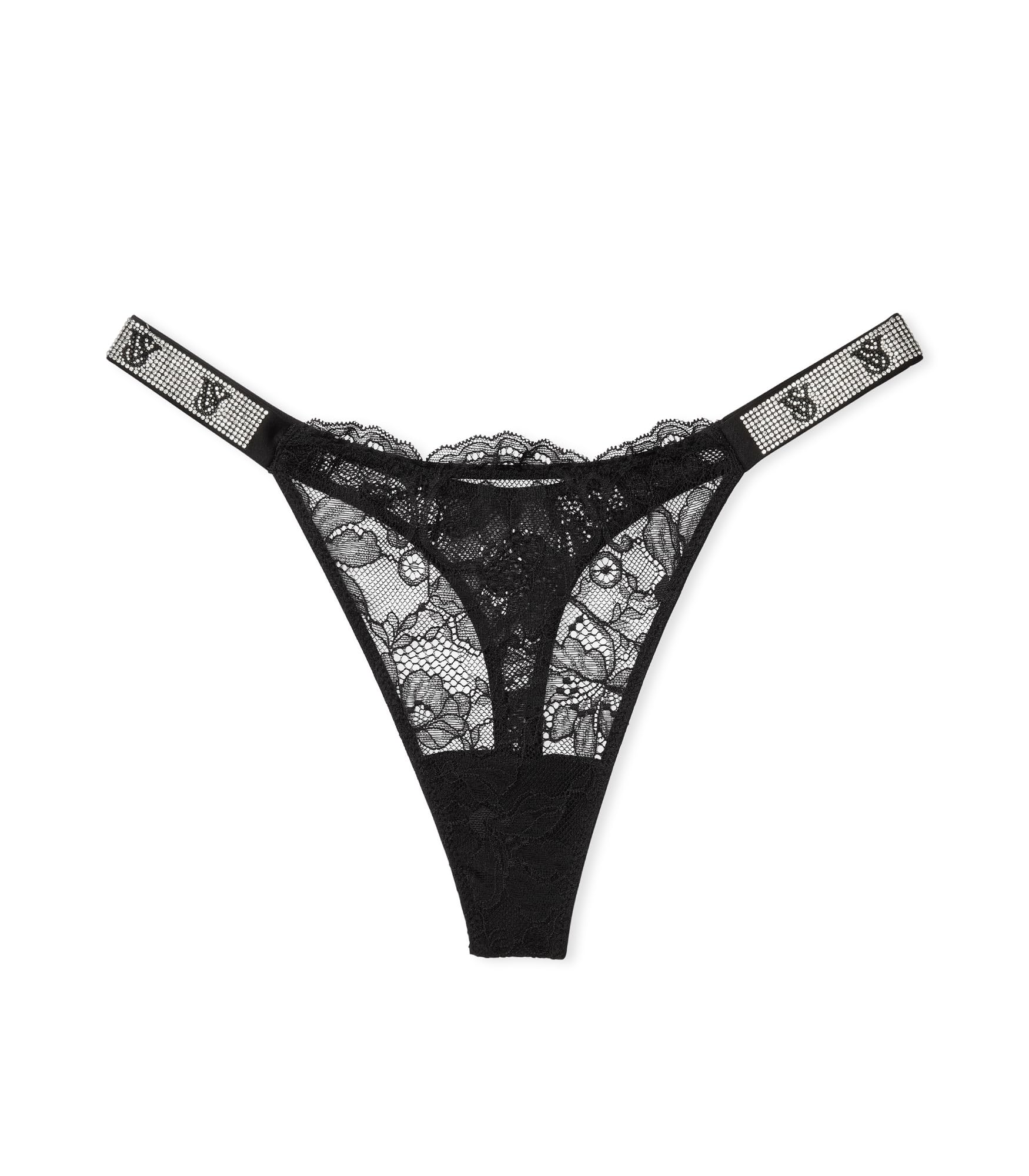 Foto 2 pulgar | Tanga Victoria's Secret Muy Sexy De Encaje Negro - Venta Internacional.