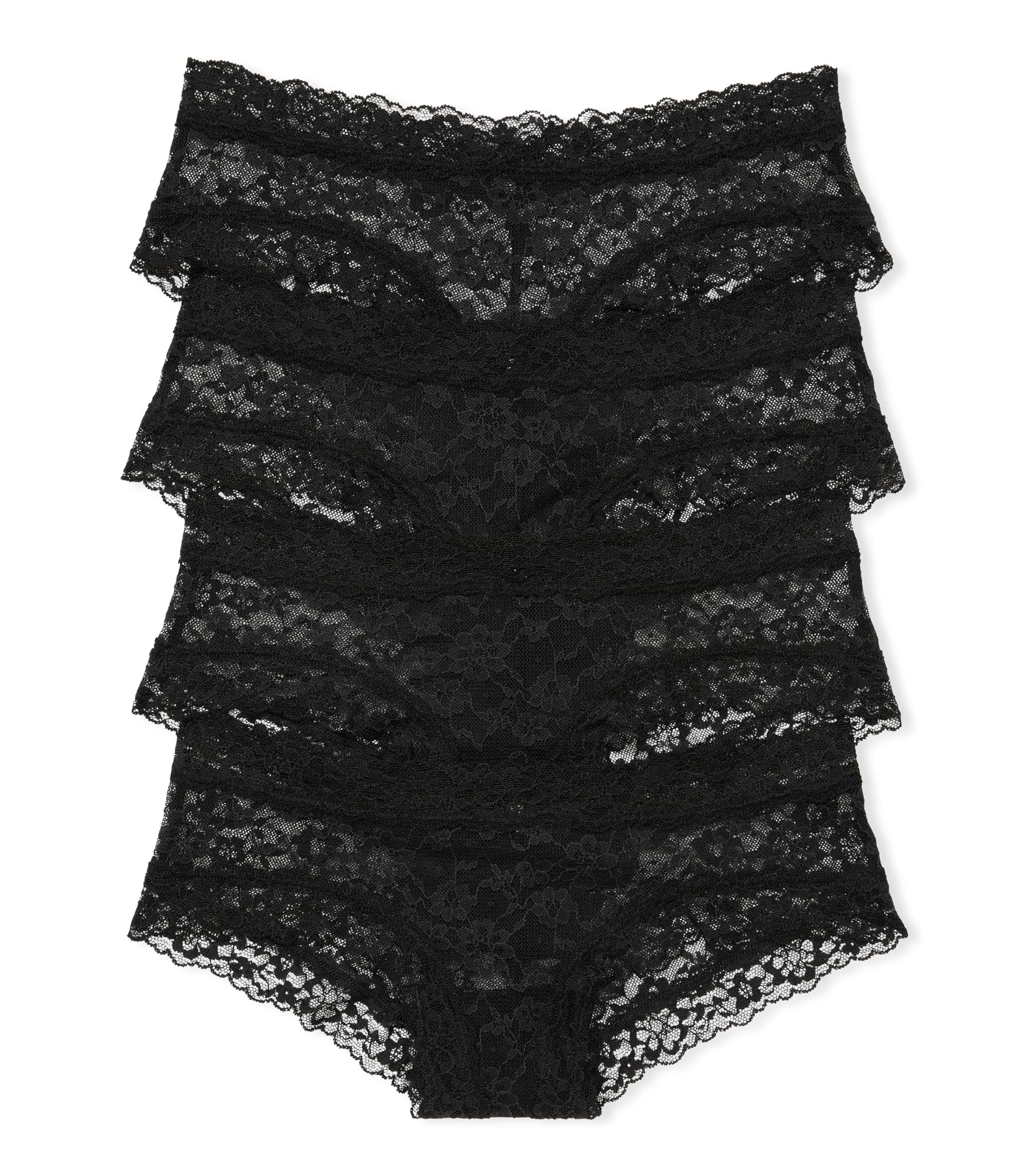 Foto 2 pulgar | Ropa Interior Victoria's Secret Lace Cheeky Para Mujer, Color Negro (l) - Venta Internacional.