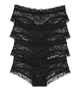 Foto 1 | Ropa Interior Victoria's Secret Lace Cheeky Para Mujer Negra M - Venta Internacional.
