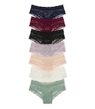 Paquete De Bragas Victoria's Secret Lace Cheeky Bragties Para Mujer - Venta Internacional.