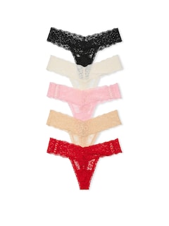 Foto 1 | Tanga Victoria's Secret Lace Para Mujer (l), Paquete De 5 - Venta Internacional.