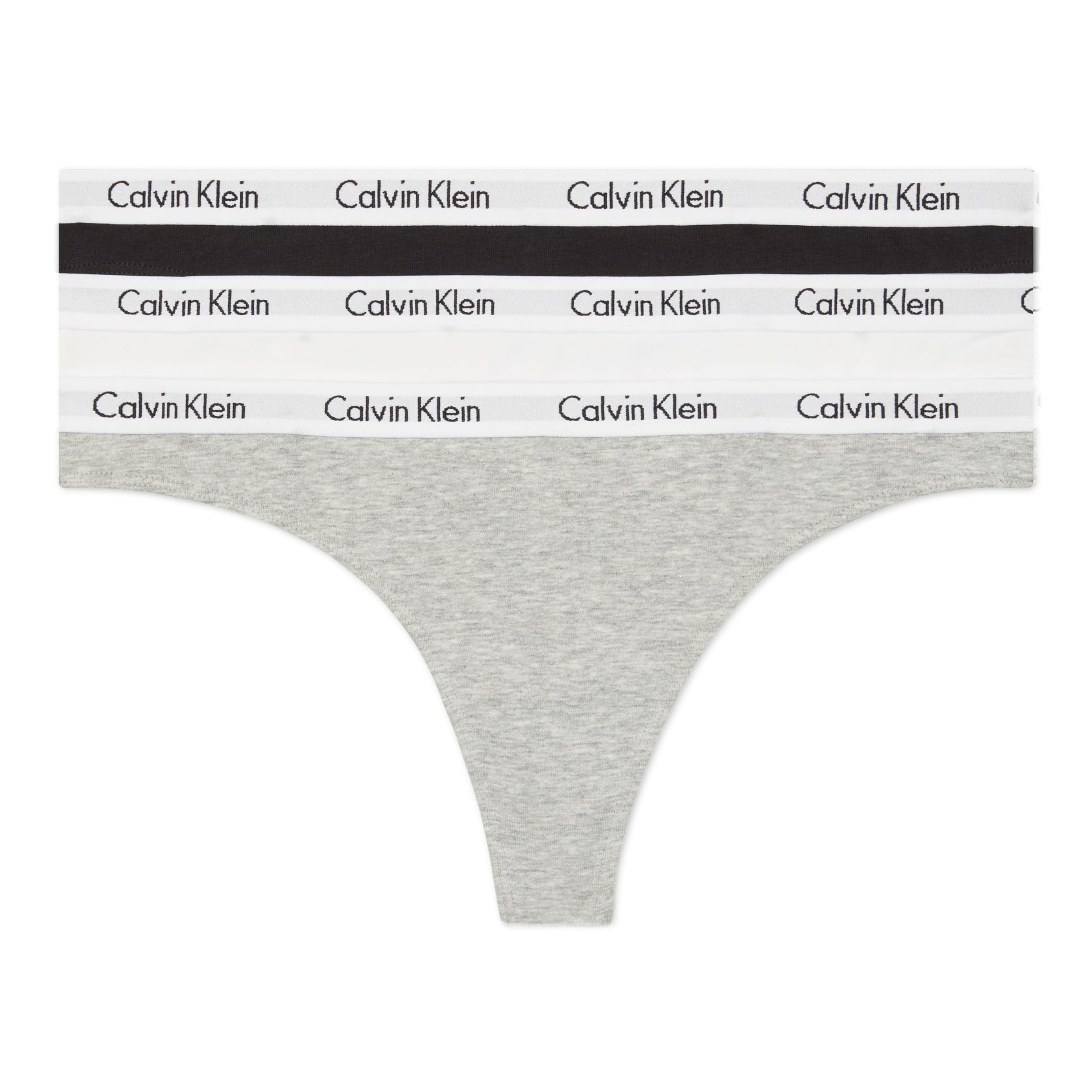 Foto 1 | Pantie Calvin Klein Carousel Negro Blanco y Gris para Mujer - Venta Internacional