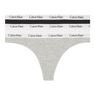 Foto 1 | Pantie Calvin Klein Carousel Negro Blanco y Gris para Mujer - Venta Internacional