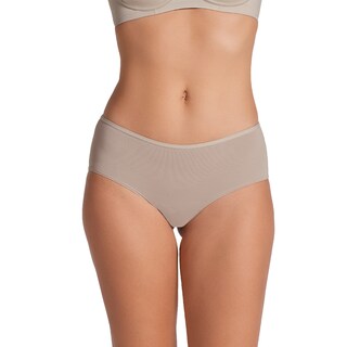 Foto 1 | Panty Hipster Leonisa Beige Tela Lisa para Mujer