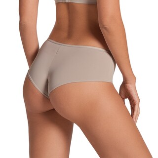 Foto 3 | Panty Hipster Leonisa Beige Tela Lisa para Mujer