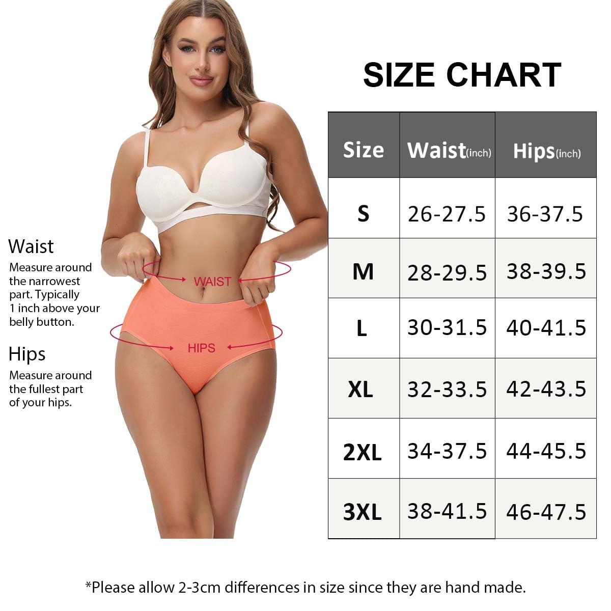 Foto 6 pulgar | Brief Underwear Wirarpa De Algodón Posparto Para Mujer, Paquete De 5 - Venta Internacional.
