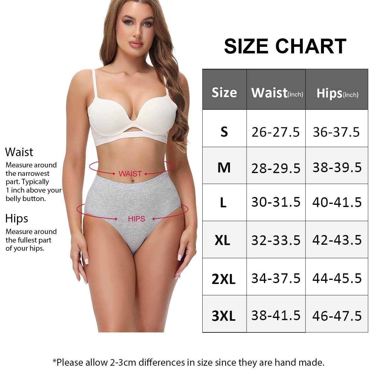 Foto 5 | Calzoncillos Para Posparto Wirarpa, Algodón, Para Mujer, Paquete De 5 - Venta Internacional.