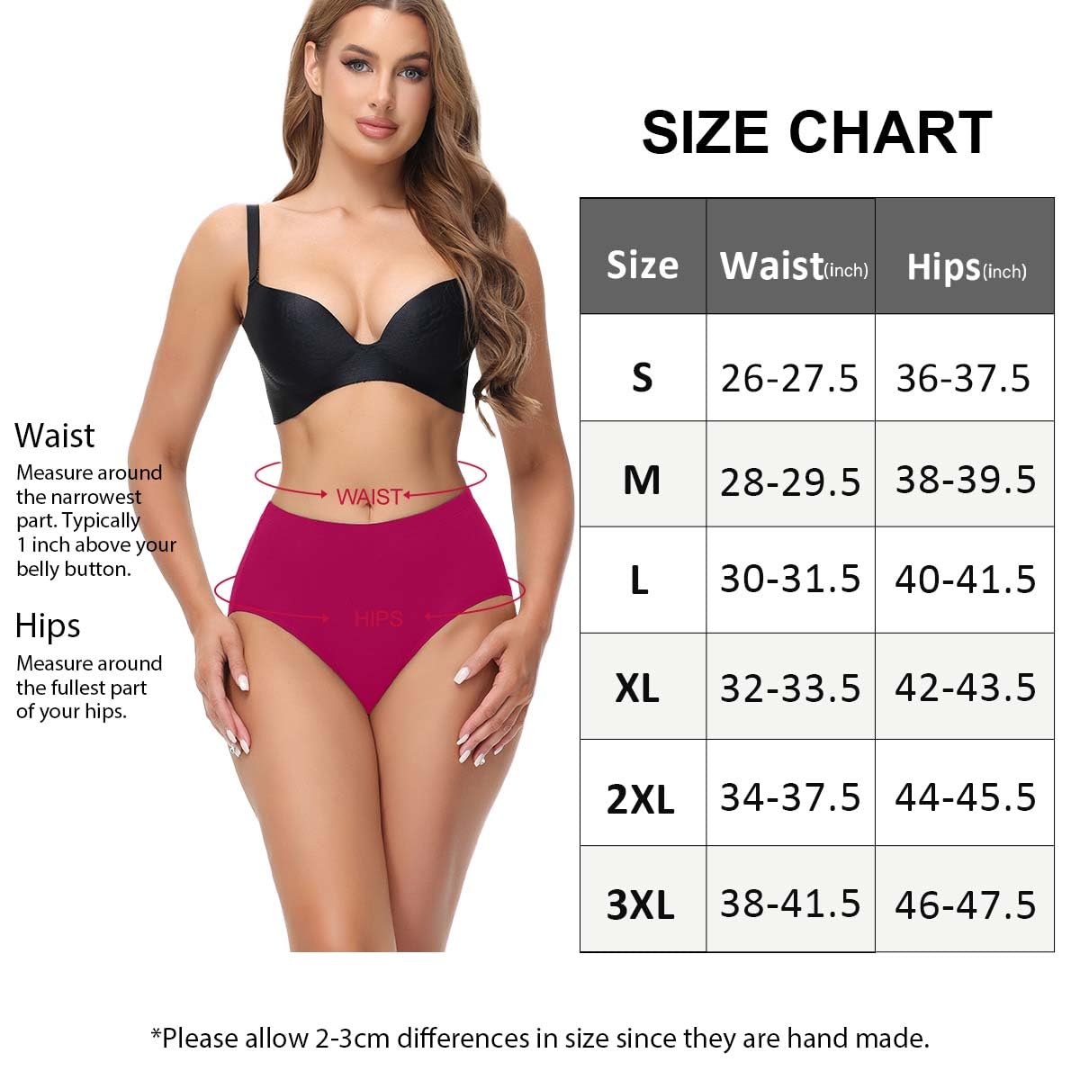 Foto 6 pulgar | Calzoncillos Posparto De Algodón Panties Wirarpa Para Mujer, Paquete De 5 - Venta Internacional.