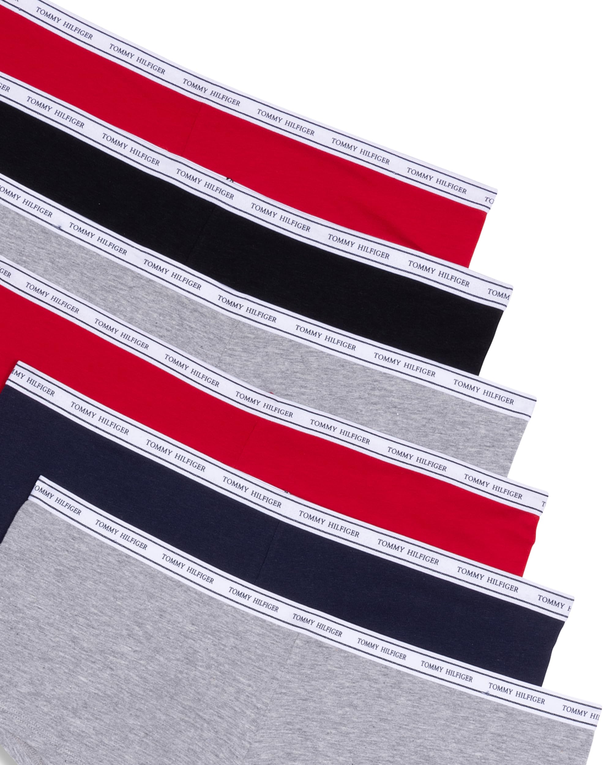 Foto 5 pulgar | Pantalones Cortos De Algodón Tommy Hilfiger Para Mujer, Paquete De 6 - Venta Internacional.