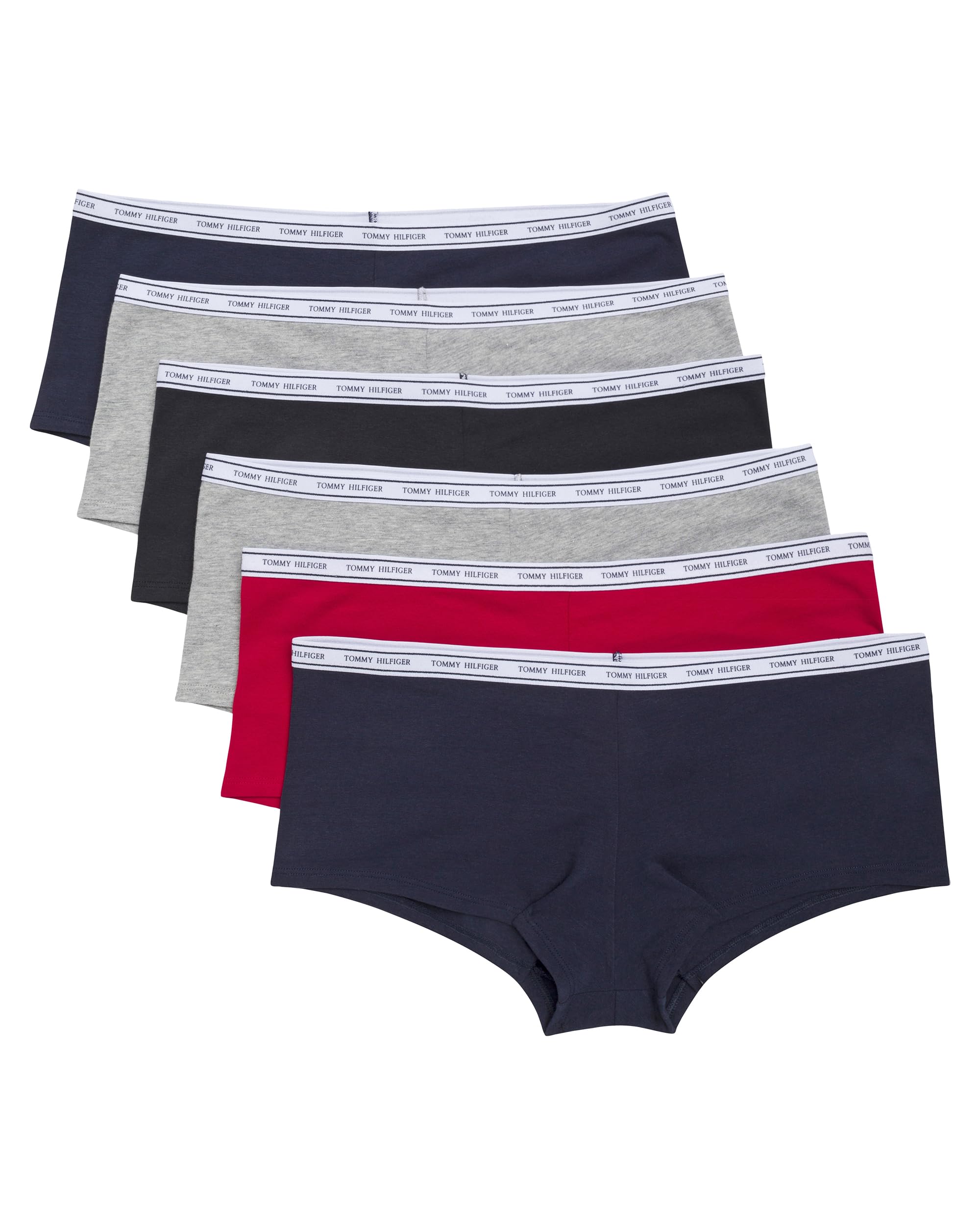 Foto 2 pulgar | Pantalones Cortos Tommy Hilfiger Para Mujer Y Niño, Paquete De 6 Unidades - Venta Internacional.