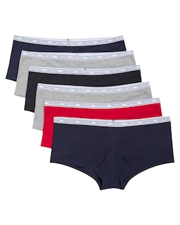 Foto 1 | Pantalones Cortos Tommy Hilfiger Para Mujer Y Niño, Paquete De 6 Unidades - Venta Internacional.