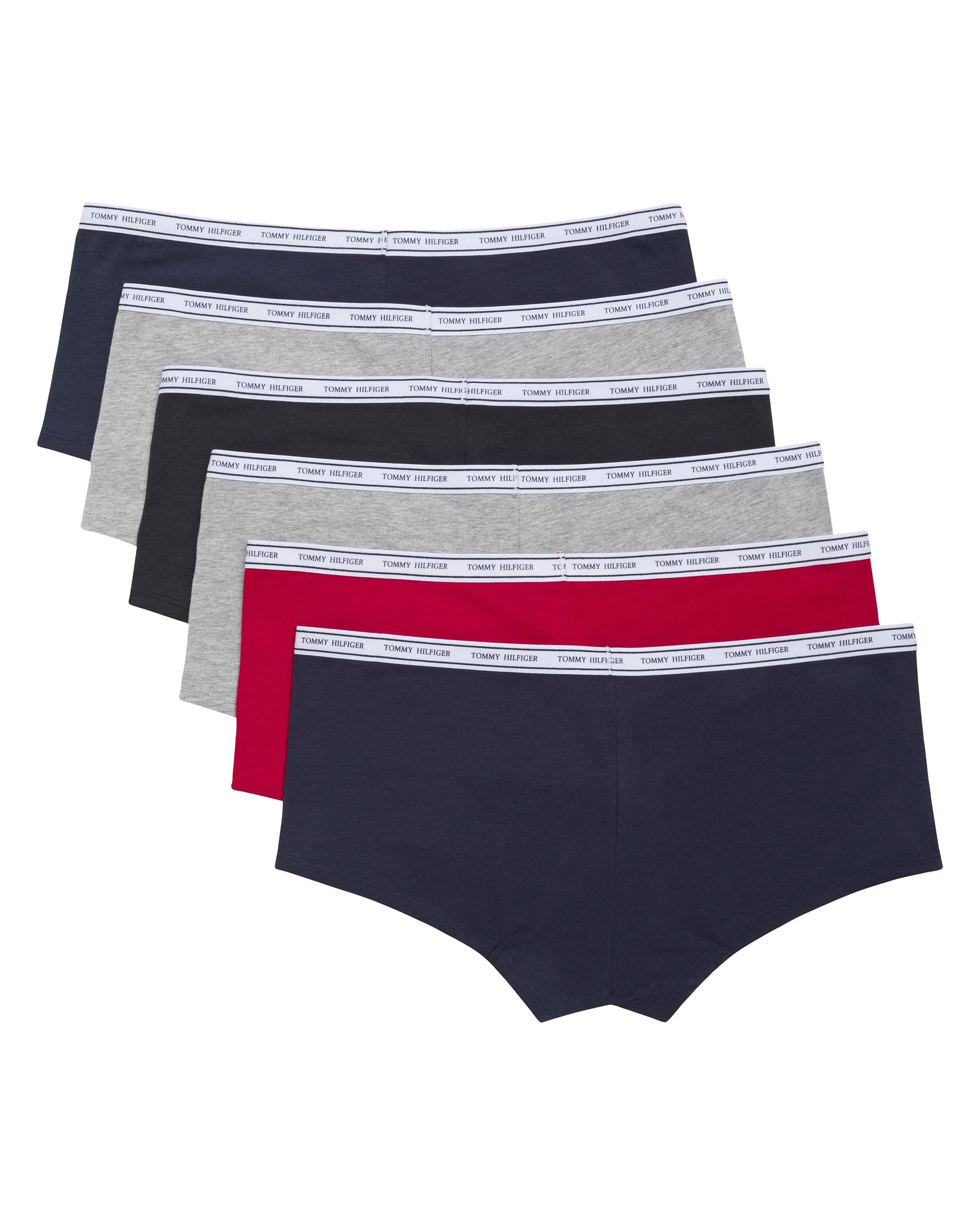 Foto 6 pulgar | Pantalones Cortos Tommy Hilfiger Para Mujer Y Niño, Paquete De 6 Unidades - Venta Internacional.