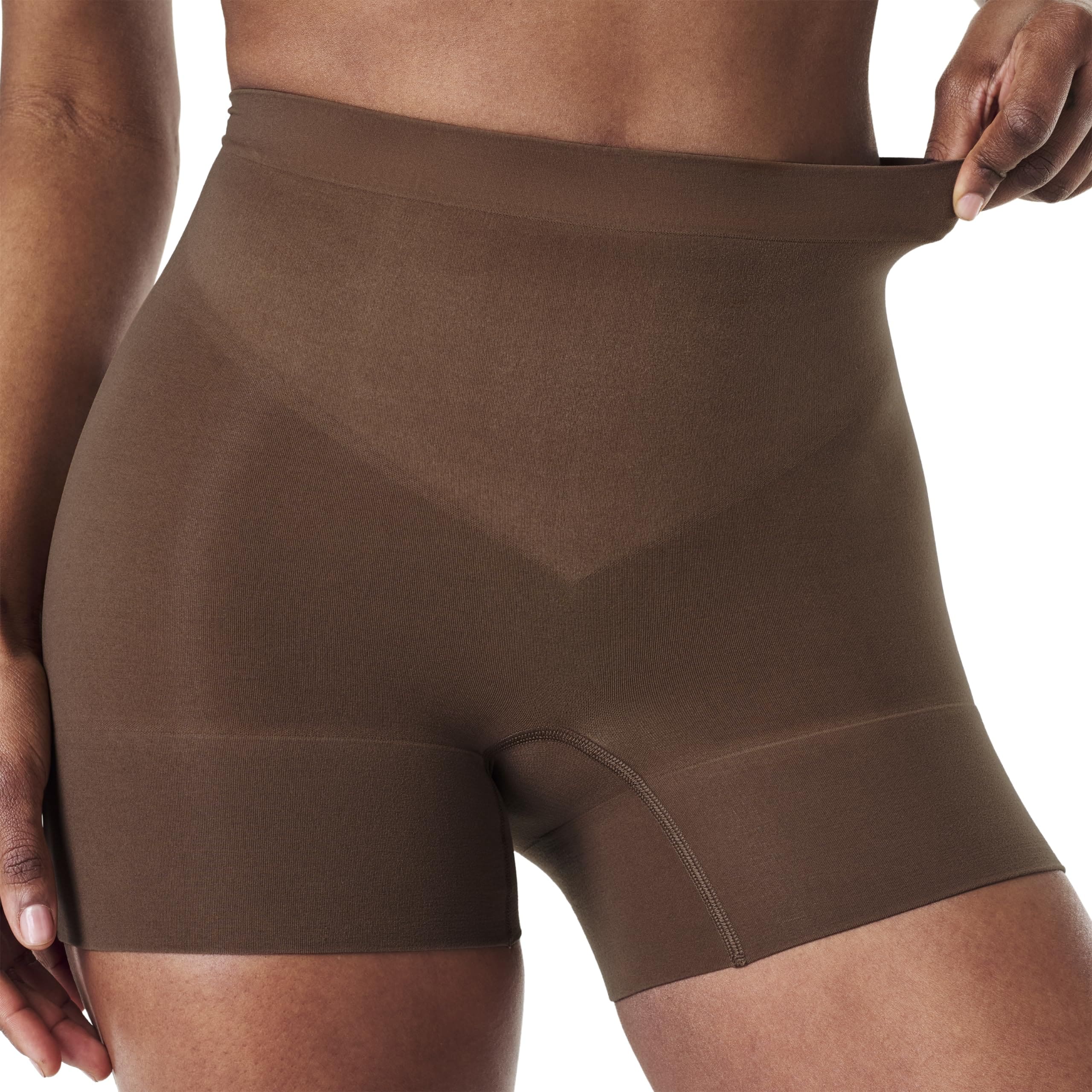 Bóxer Shapewear Spanxsculpt Seamless Power Marrón Castaño - Venta Internacional $977