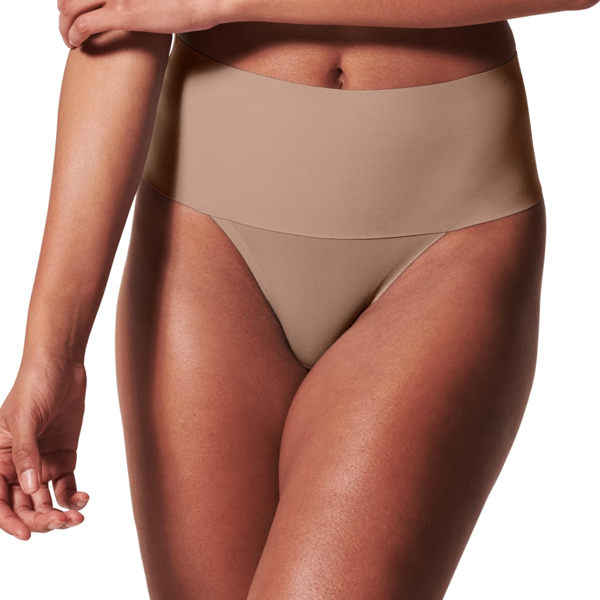 Foto 2 pulgar | Tanga Shapewear Spanx Marrón para Mujer - Venta Internacional