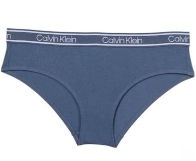Foto 4 | Ropa Interior Hipster Calvin Klein Para Mujer, Paquete De 3, Azul - Venta Internacional.