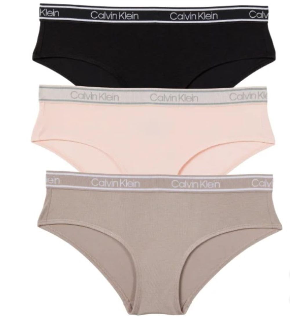 Foto 1 | Ropa Interior Calvin Klein Hipster Para Mujer, Paquete De 3, Talla M - Venta Internacional.