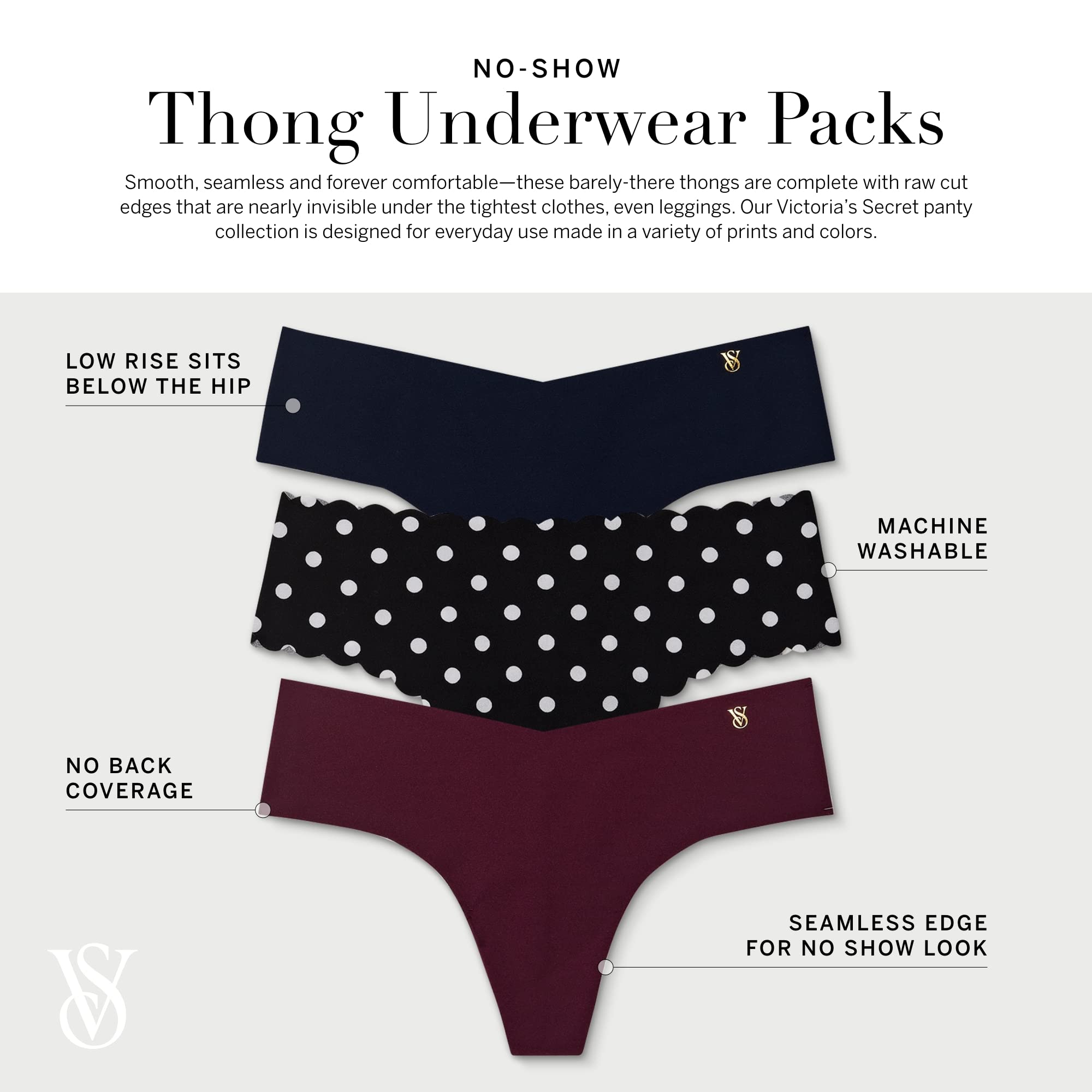 Foto 4 pulgar | Tanga Para Mujer De Panties Victoria's Secret, Paquete De 7 Unidades - Venta Internacional.