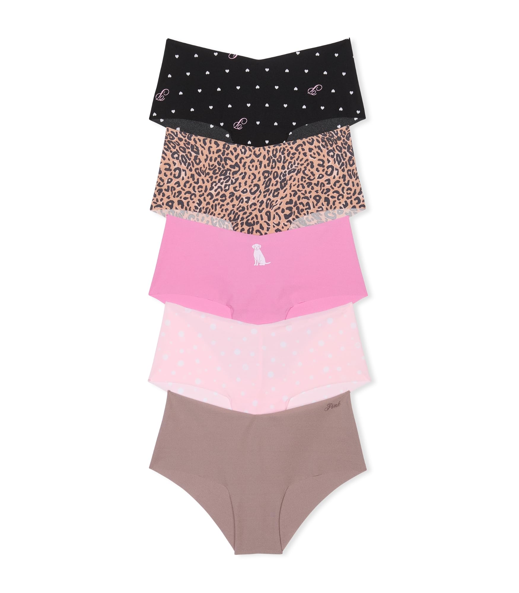Pack De 5 Bragas Victoria's Secret No-show Cheeky - Venta Internacional. $919